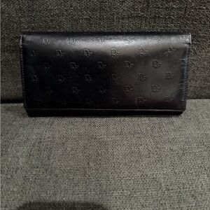 Dior Midnight Black Logo Wallet